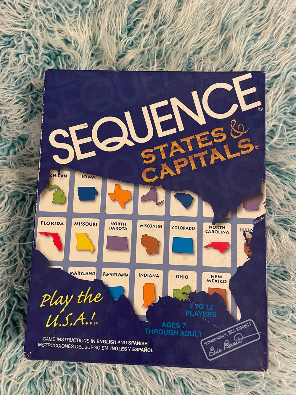 States & Capitals Board Game